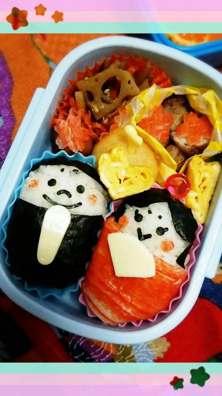 Snapdishの料理写真:おひなさま🎎弁当❤|ドロロさん