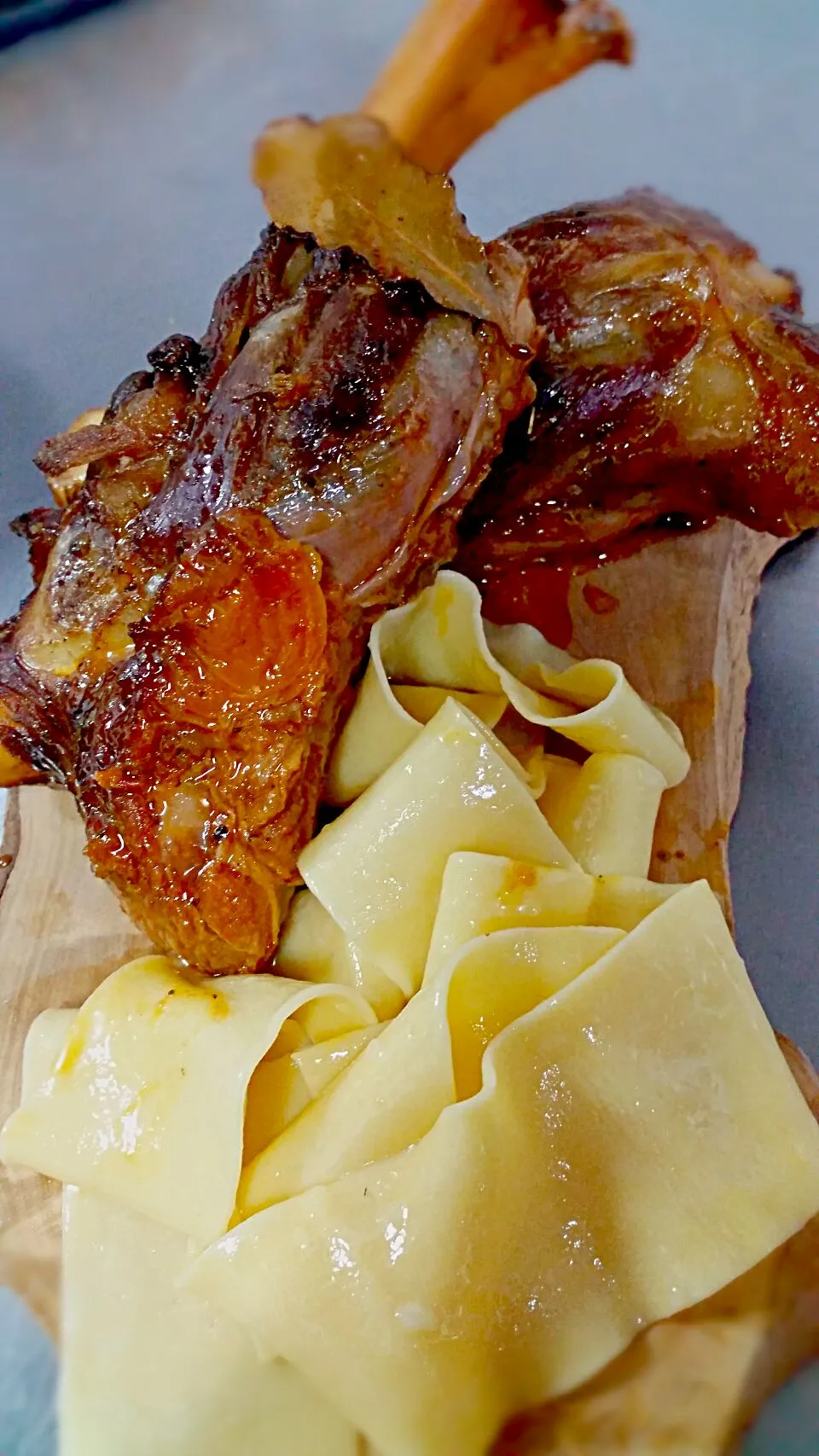 lamb shank with hand made pasta|Todd pearceさん