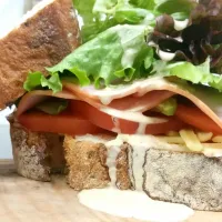 ham and salad sandwich|Todd pearceさん