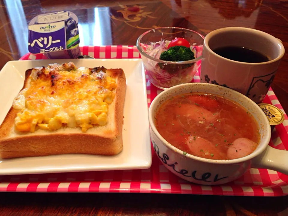 今日の朝御飯(๑´ڡ`๑)|ちゃたままさん