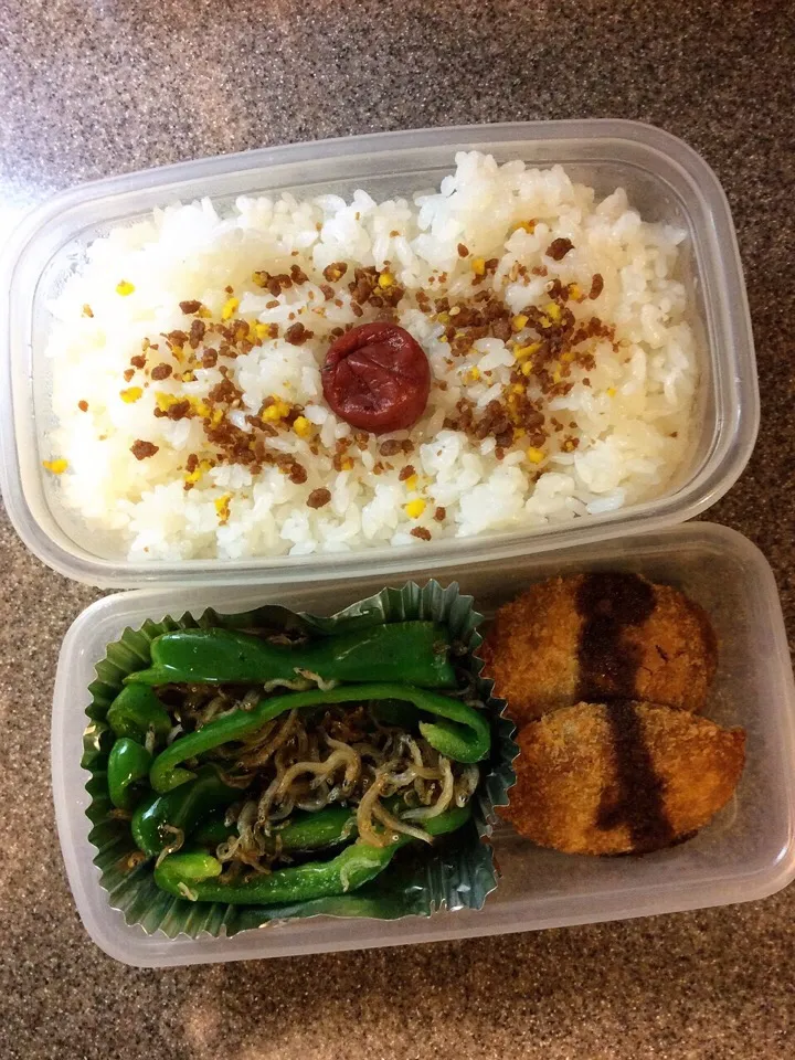 Snapdishの料理写真:ご飯1合弁当 2015.2.23|キラ姫さん