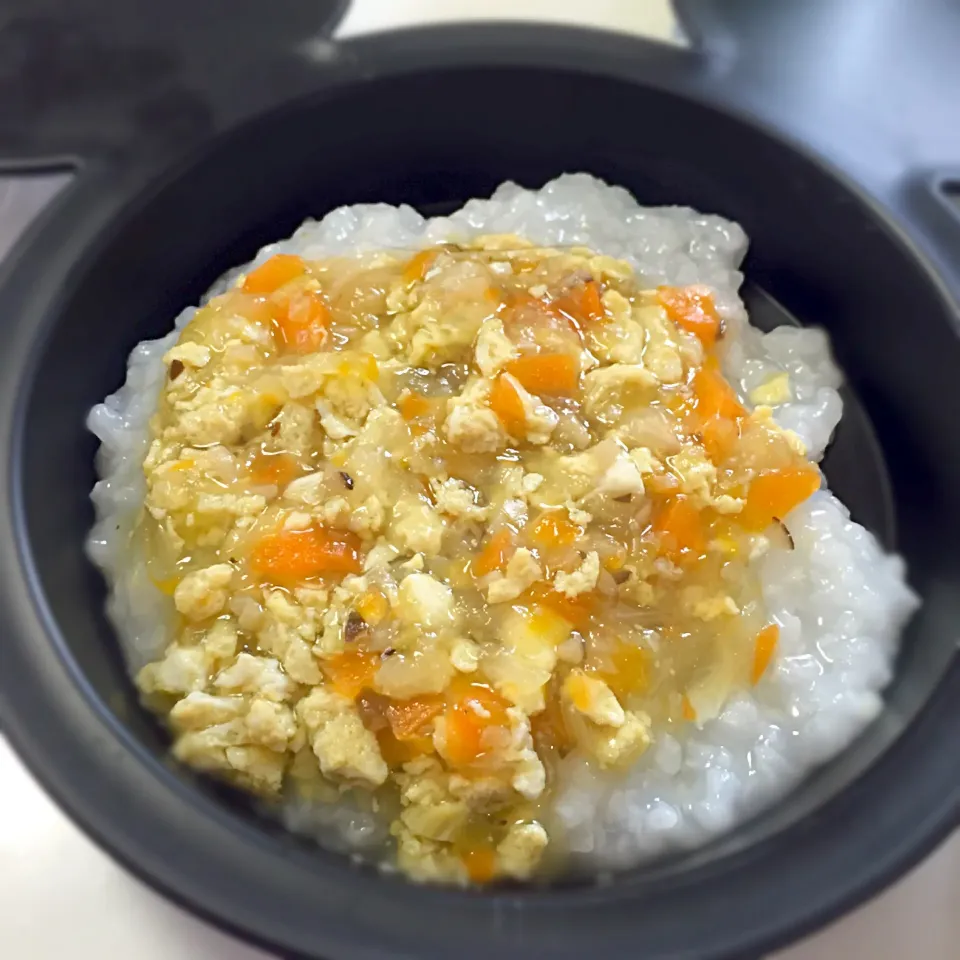 【離乳食】卵と野菜煮込み丼|ゆーさん