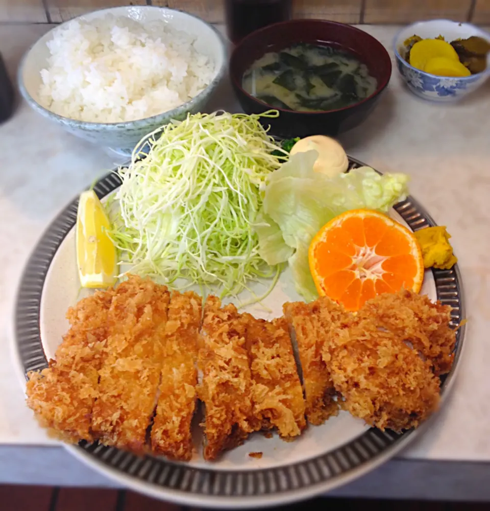 和楽 とんかつ定食‼️|めぐみさん