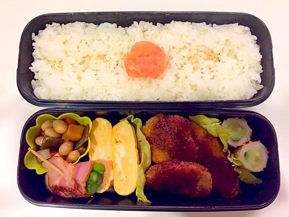 チキンカツのお弁当。|Chiharuさん