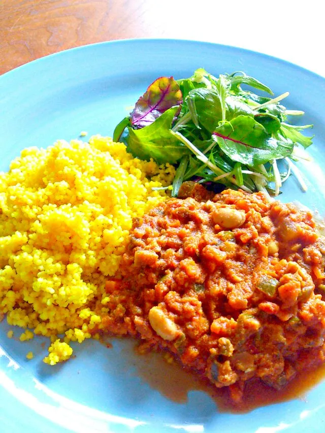 クスクスとお肉不使用チリコンカンlunch|shihopさん