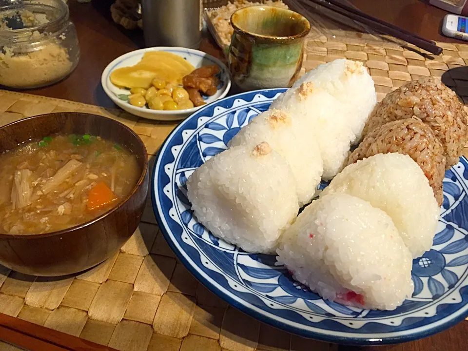 銀の三日月のおにぎり。|椎塚 宏美さん