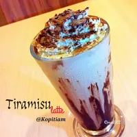 tiramisu latte #indonesia|elny gunawanさん