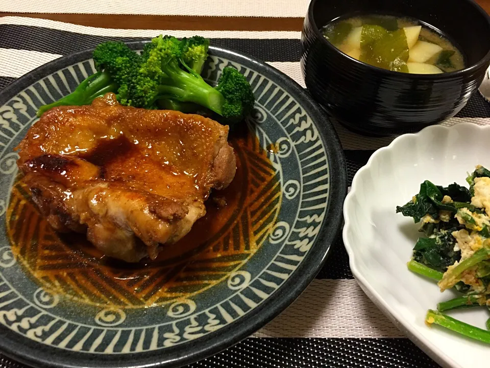 鶏ももの照り焼き|愛ペガさん