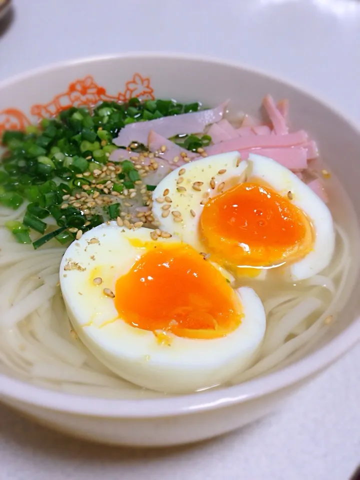 おからとコンニャクでできた麺で作った柚子胡椒ラーメン？|Shiori Kawaiさん