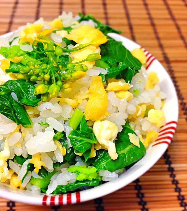 Snapdishの料理・レシピ写真:菜の花ごはん｜スナップディッシュがもっと楽しくなる！「つくフォト」機能の使い方♪