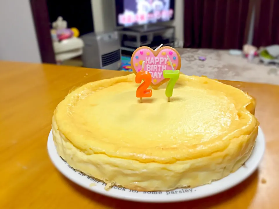 ベイクドチーズケーキ|まめさん