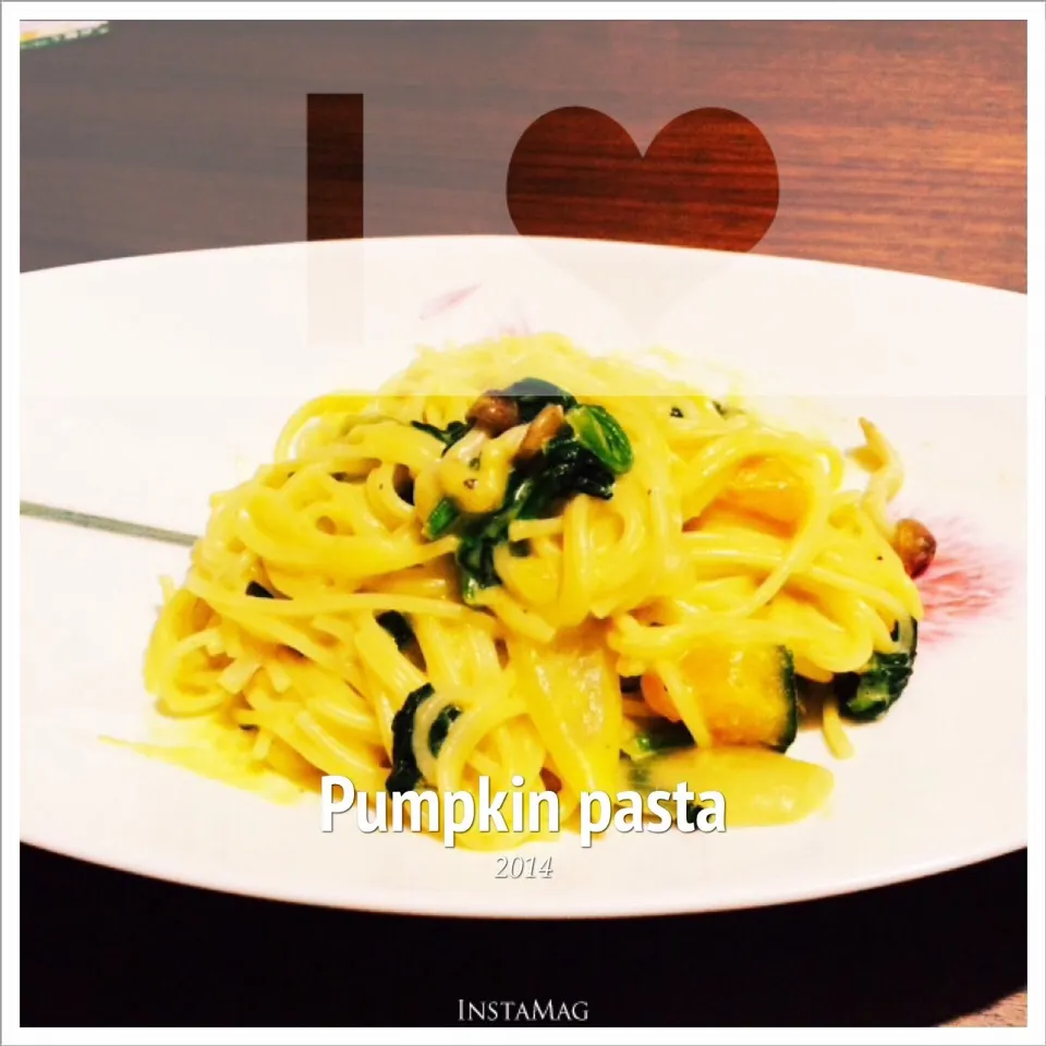 Snapdishの料理写真:Pumpkin cream pasta.🎃|まきんすぱん///さん