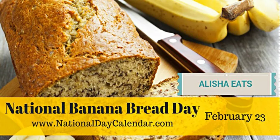 Today is NATIONAL BANANA BREAD DAY 🍌 🍞 🍌 #Fruit #Dessert #Snack/Teatime 😋 💯 😋|Alisha GodsglamGirl Matthewsさん