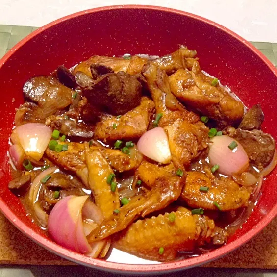 Chicken Adobo w/ Liver|foodloverさん