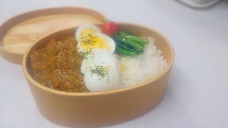 キーマカレー弁当|こむぎさん