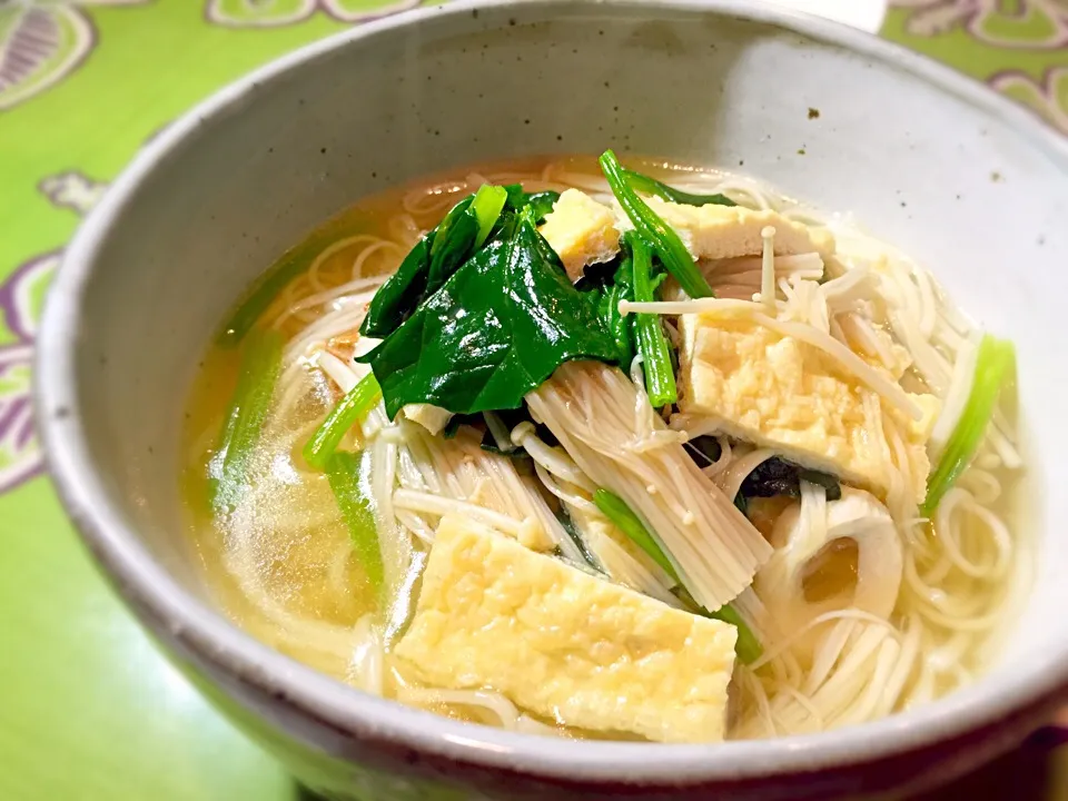 平日のおひるごはん☆塩そうめん|zuzu☆さん