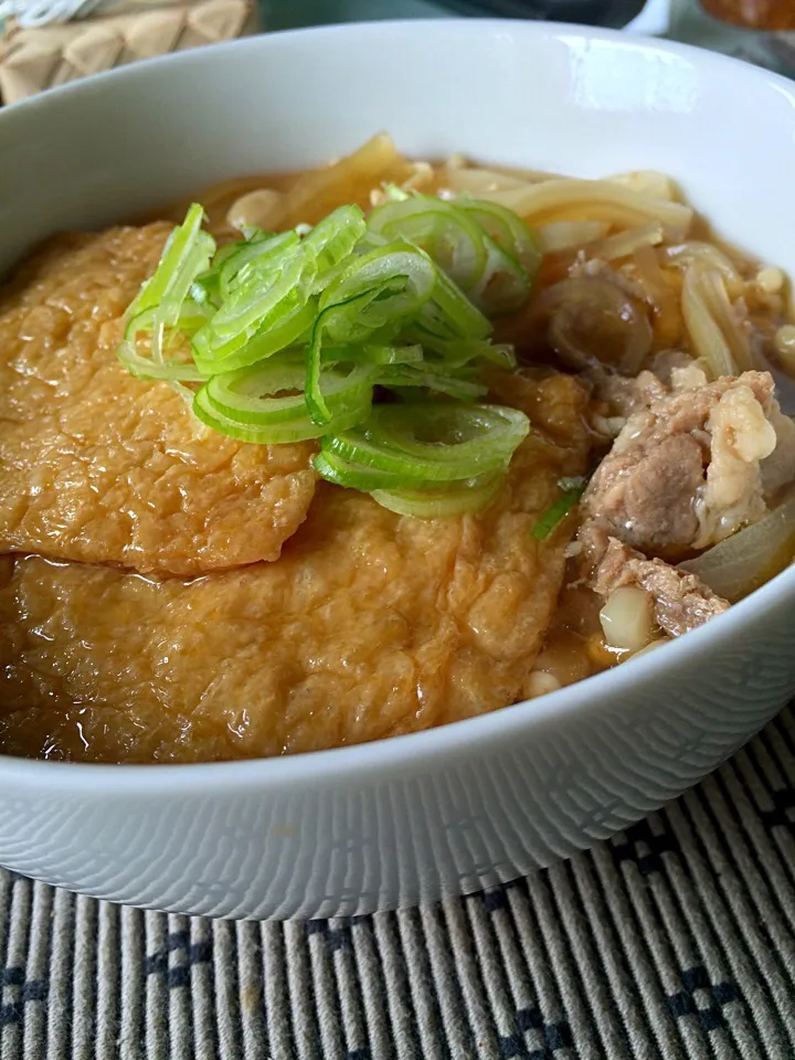 Sukiyaki udon.. Plus kitsune!!|Nigel Nakadaさん