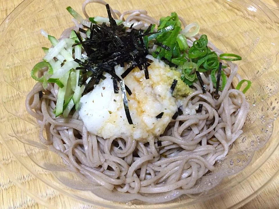 冷やし山かけそば♪|tku🍅🍝🍜🍝🍜🍝🍅さん