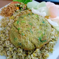 Green Fried Rice #IndonesianFood #lunch #spicy|Liviana Deviさん