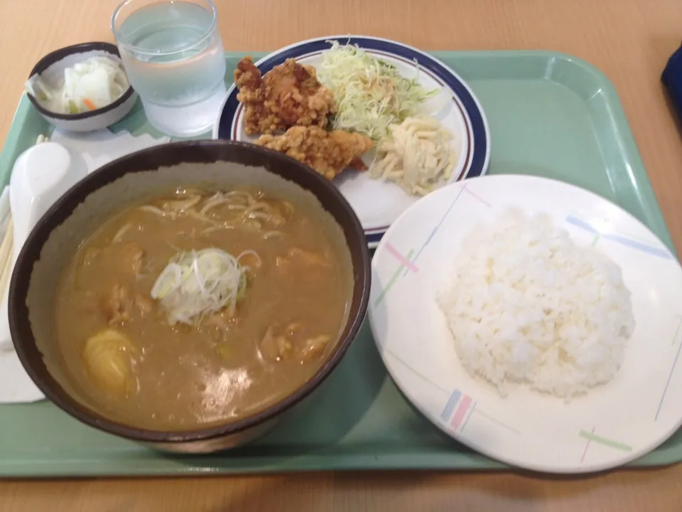 カレー南蛮定食|おっちさん