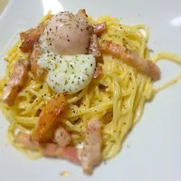 Snapdishの料理写真:手作りカルボナーラ|ひろ☆さん