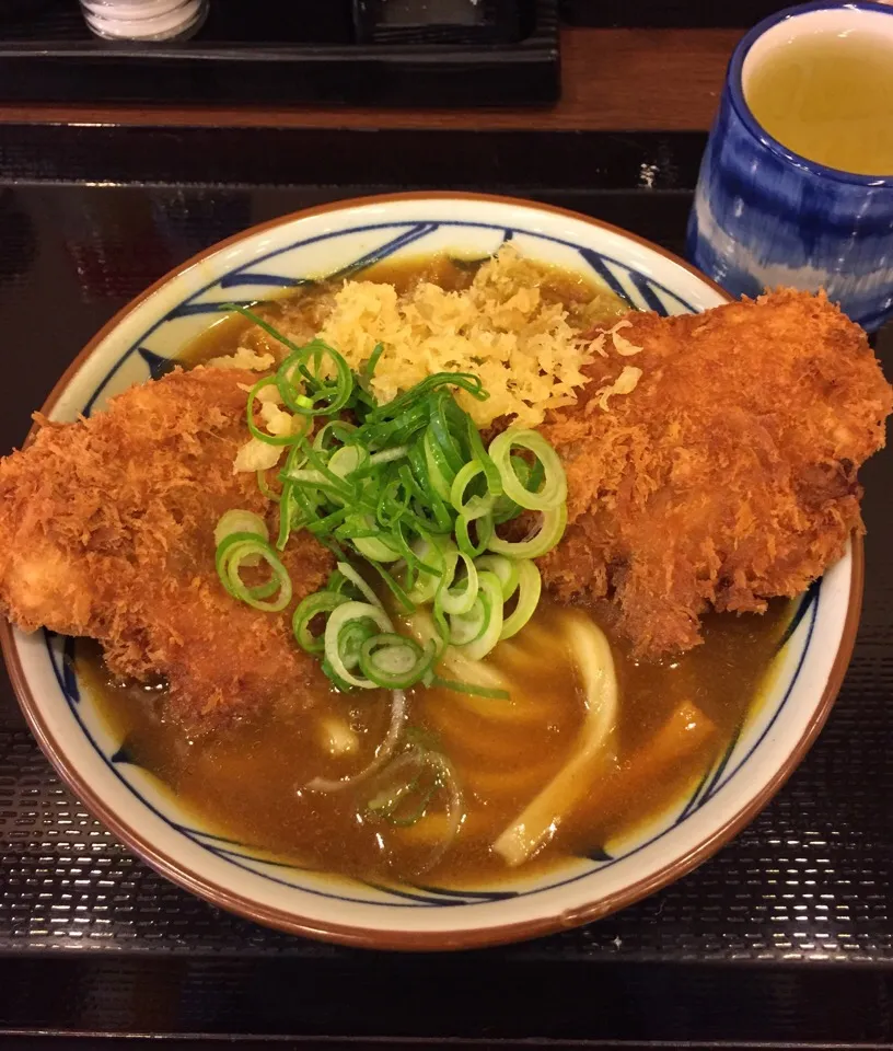 Wカツカレーうどん|るみおんさん