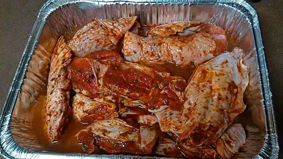 Marinating Turkey Wings for later #Meat/Poultry #Turkey #Main dish ❤ ❤ ❤|Alisha GodsglamGirl Matthewsさん