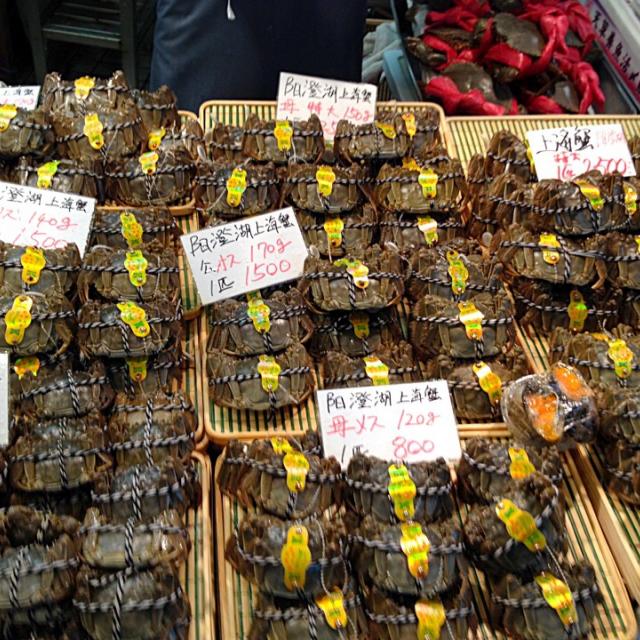 アメ横センタービル地下食品街の上海蟹 写真は昨年末のものです まさち Snapdish スナップディッシュ Id Udqida