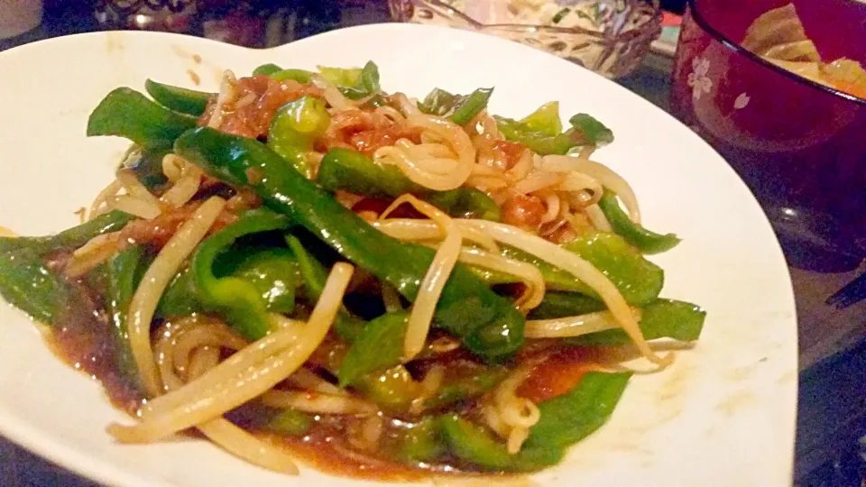 今日の夜ご飯🍴青椒肉絲♡|♡るる♡さん