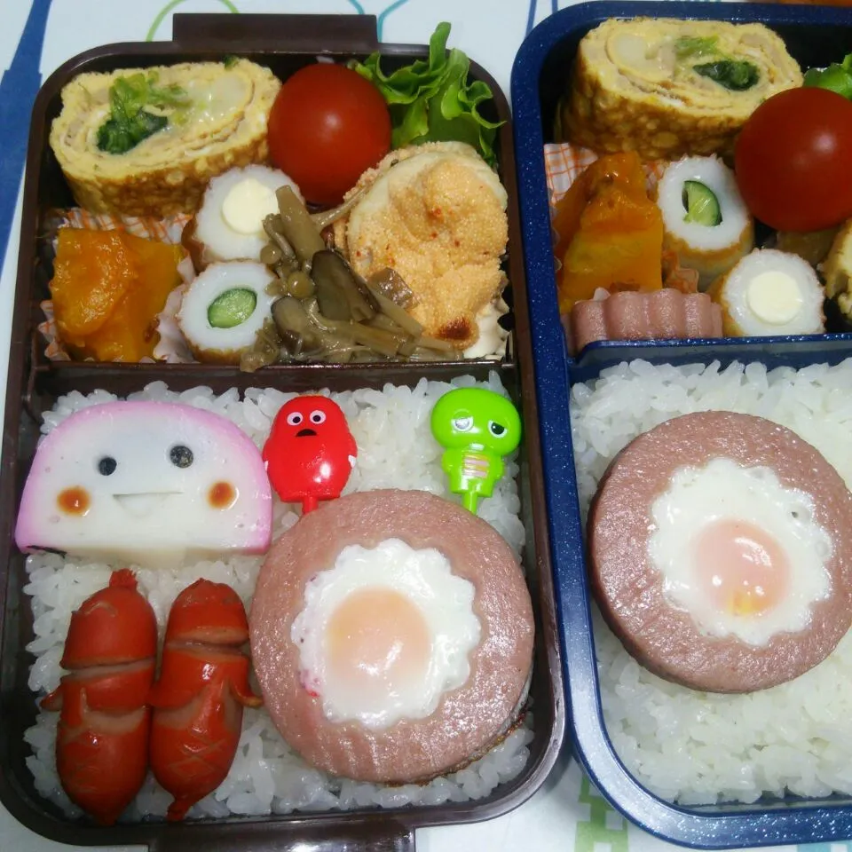 Snapdishの料理写真:2月25日　高校生女子＆オレ弁当|クッキングおやぢさん