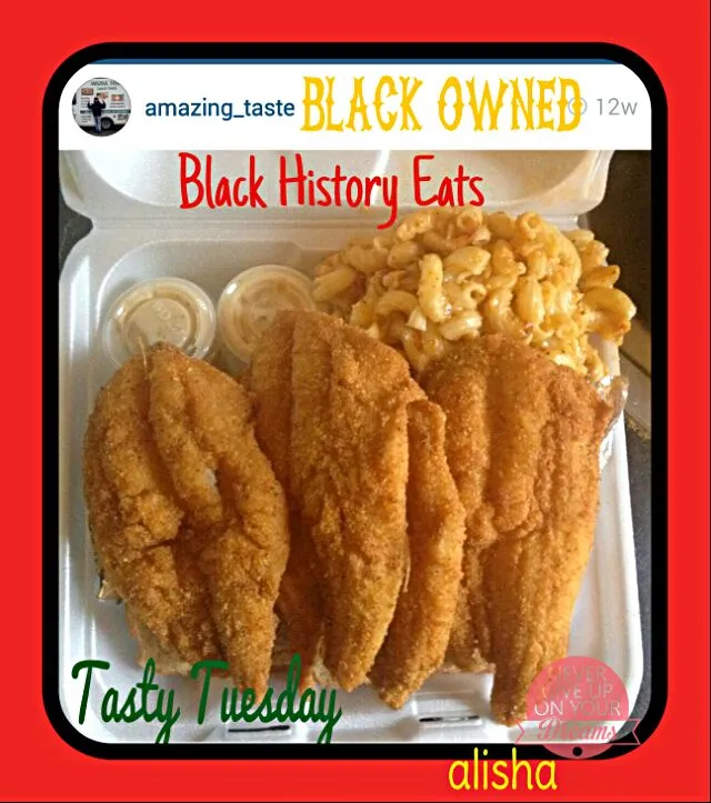 Snapdishの料理写真:🔖💛Black History Month Eats💛🔖Soul Food from Amazing Taste Fried Catfish #Main dish #Seafood Macaroni and Cheese 😊 #Side dish 😆 #TastyTuesday|Alisha GodsglamGirl Matthewsさん