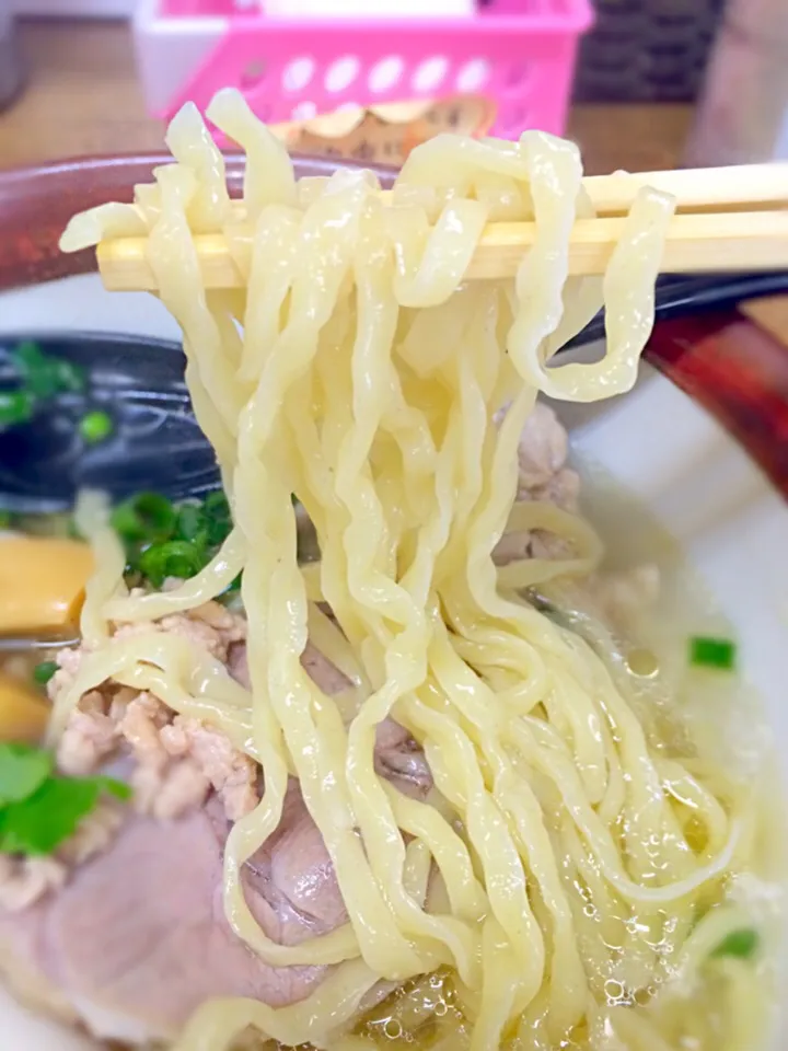 Snapdishの料理写真:純鶏そばの麺|morimi32さん