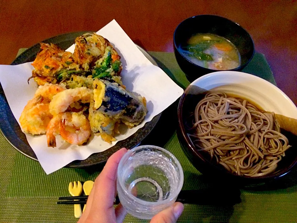 Today's Dinner🍴Tempura Buckwheat♨️天ぷら蕎麦(温)|🌈Ami🍻さん