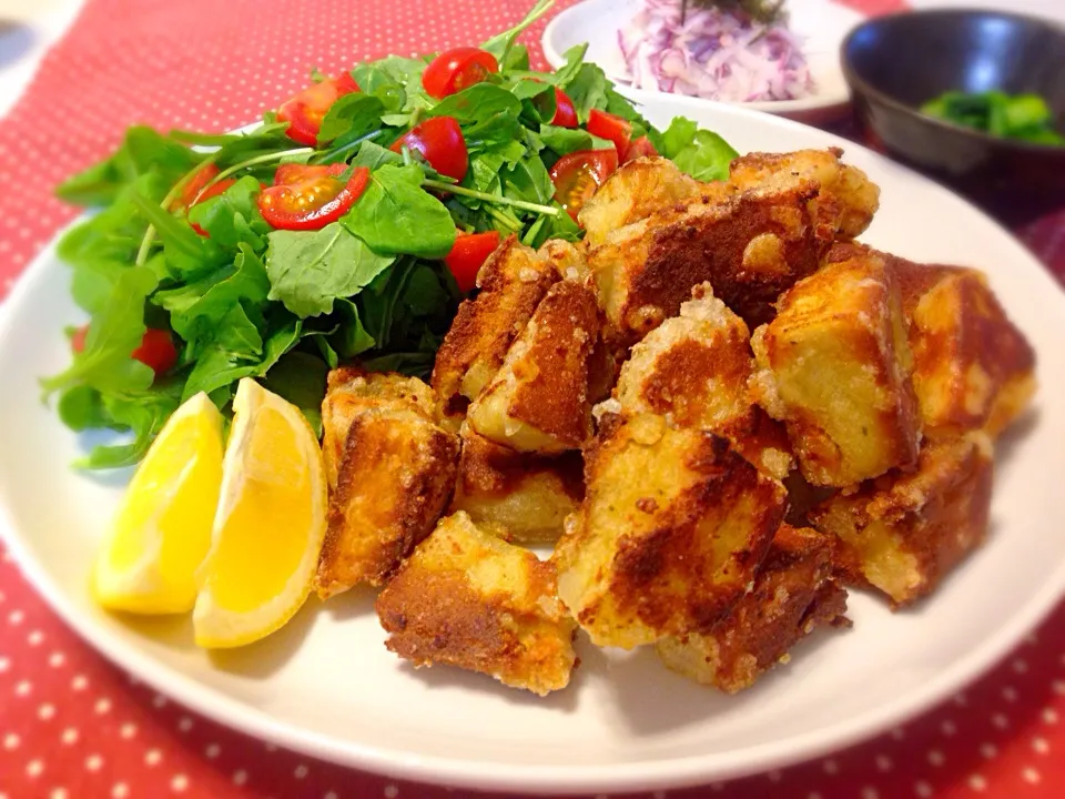 高野豆腐の唐揚げ|なおたんさん