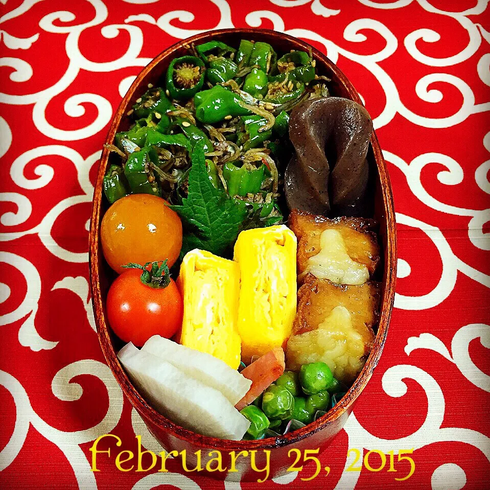 厚揚げの含め煮のチーズ焼き弁当♪|RACCAさん