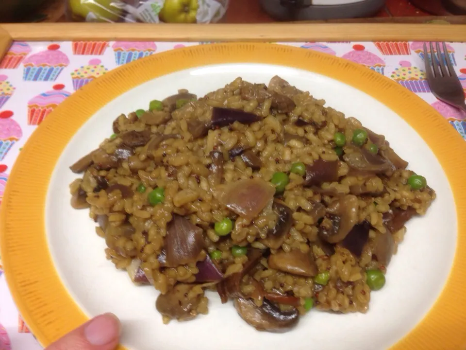 Mushroom risotto|Alan (Fred) Pipesさん