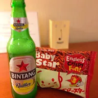 Snapdishの料理写真:Bintang Indonesian beer|Yuichi  Kanaumiさん