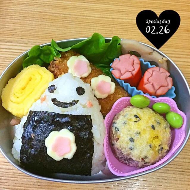 幼稚園お弁当❤︎おにぎりさん弁当😋|さくりん😊さん