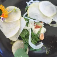 Deconstructed pear salad|bruce glazerさん