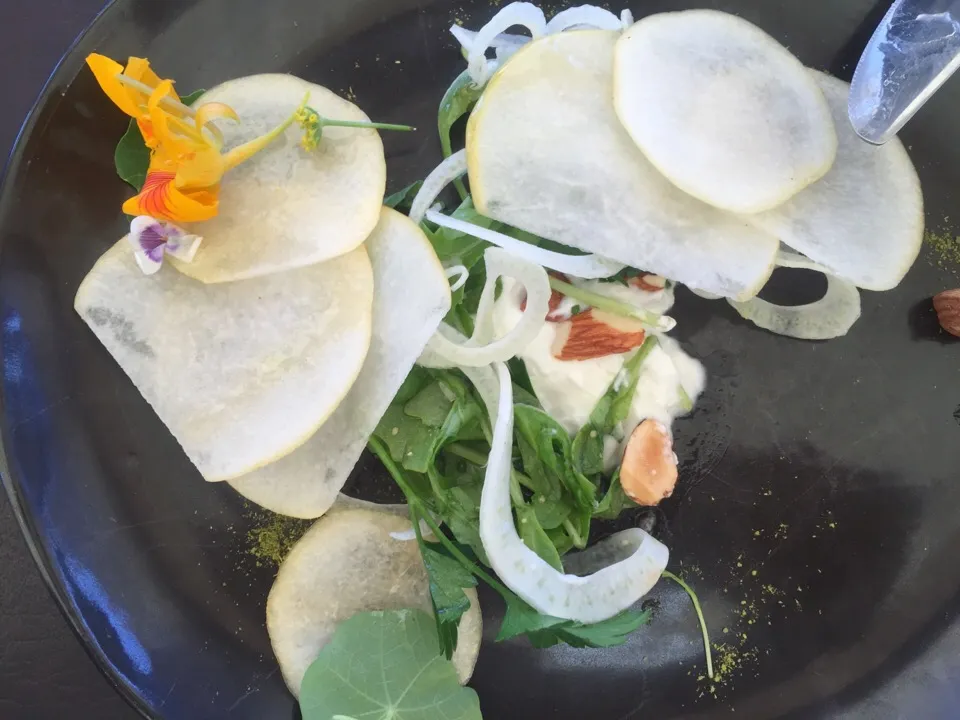 Deconstructed pear salad|bruce glazerさん