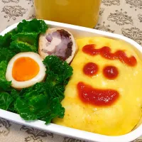 Snapdishの料理写真:プチヴェールとオムライス弁当|kkmiracleさん