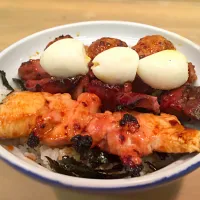 焼き鳥丼|かとけんさん