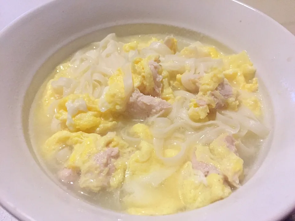 Snapdishの料理写真:糖質0麺かき玉うどん|Haruka Nanamiさん