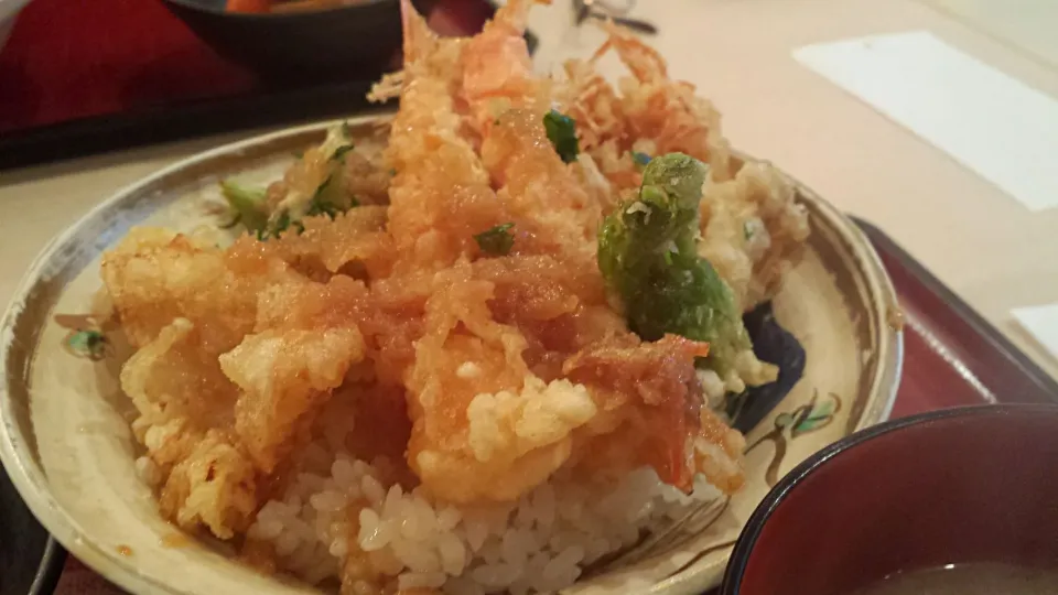 車海老の天丼|しあるさん