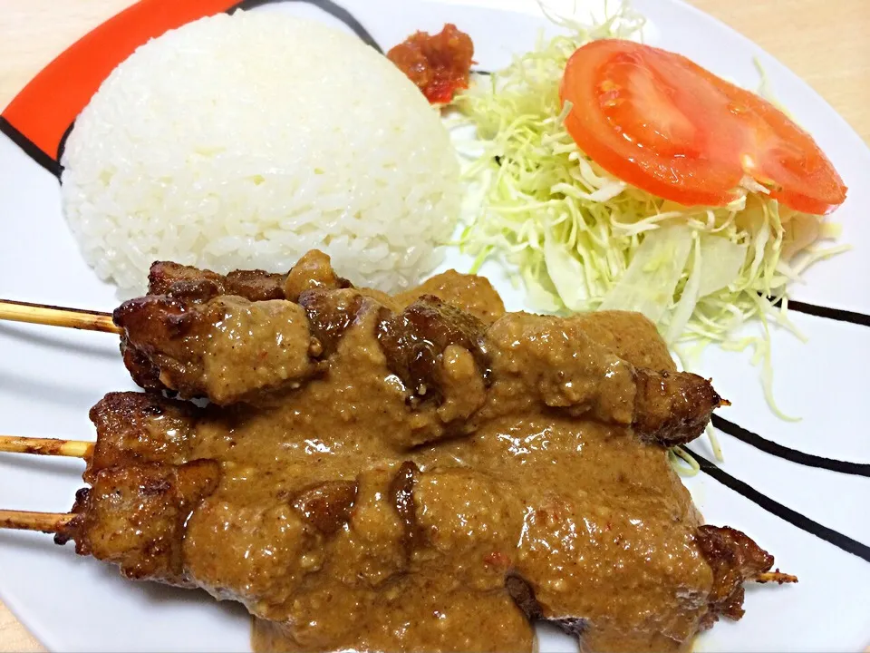 Chicken Satay with Peanut Sauce|Lia Suandiさん