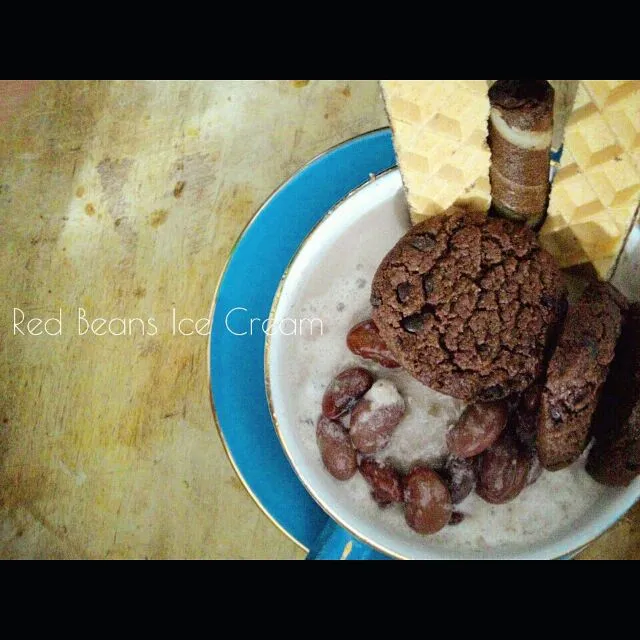 Red Beans Ice Cream #Biscuit #icecream #goodtime #wafer #Chocolate #cool #cold #Drinks #Soft Drinks|Micko Saychoさん