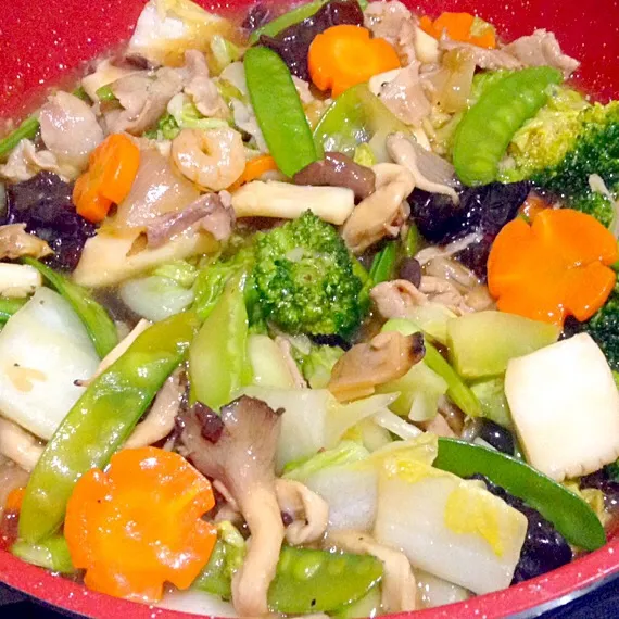 Vegetable Stir Fry w/ Seafoods|foodloverさん