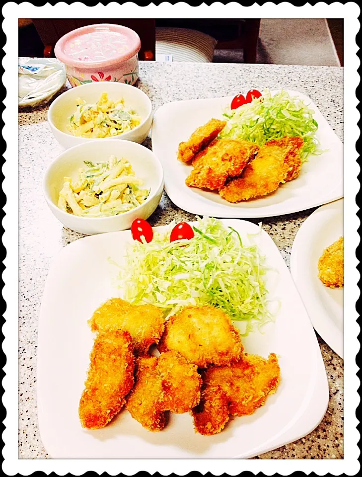 Snapdishの料理写真:チキンカツ🐔|えみちさん