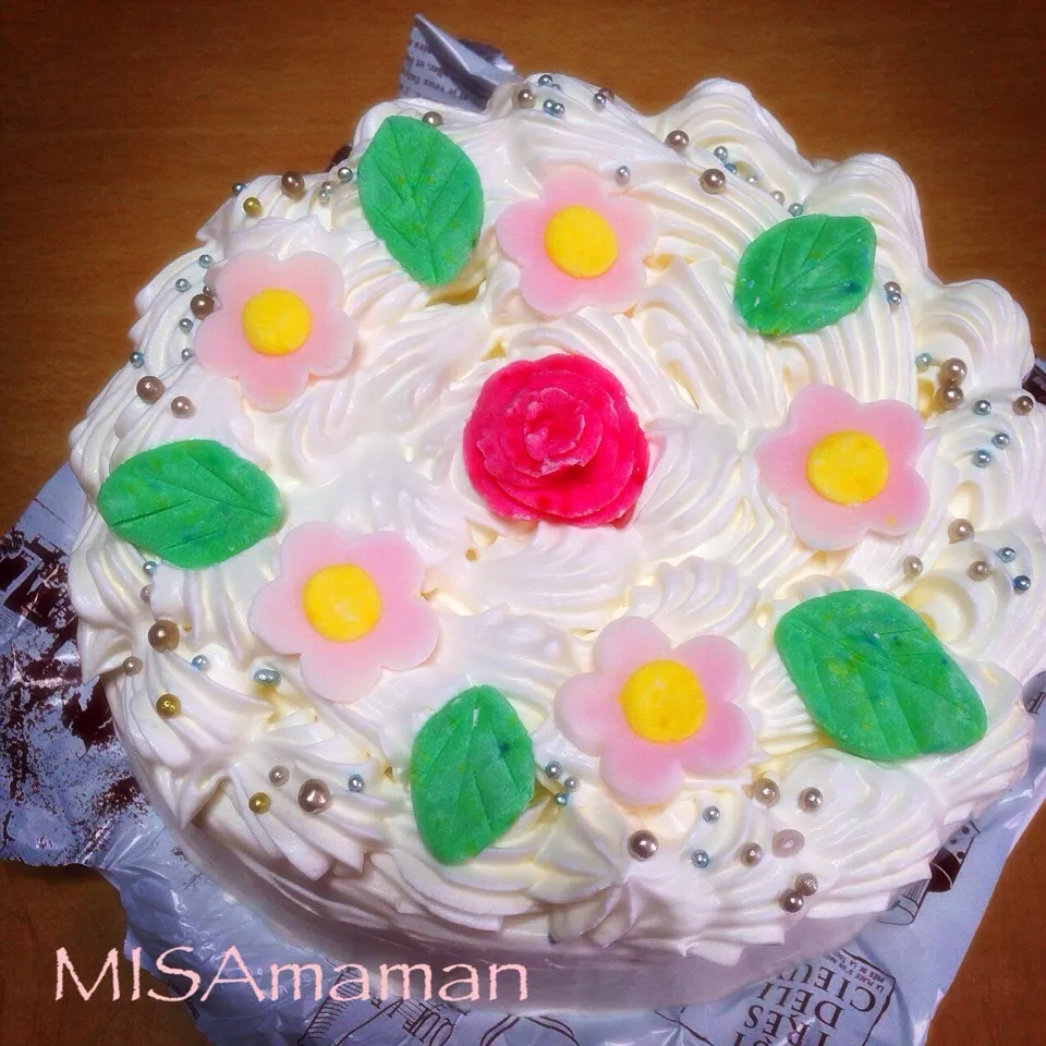 お友達のおチビに🌸BirthdayCAKE|みさmamanさん