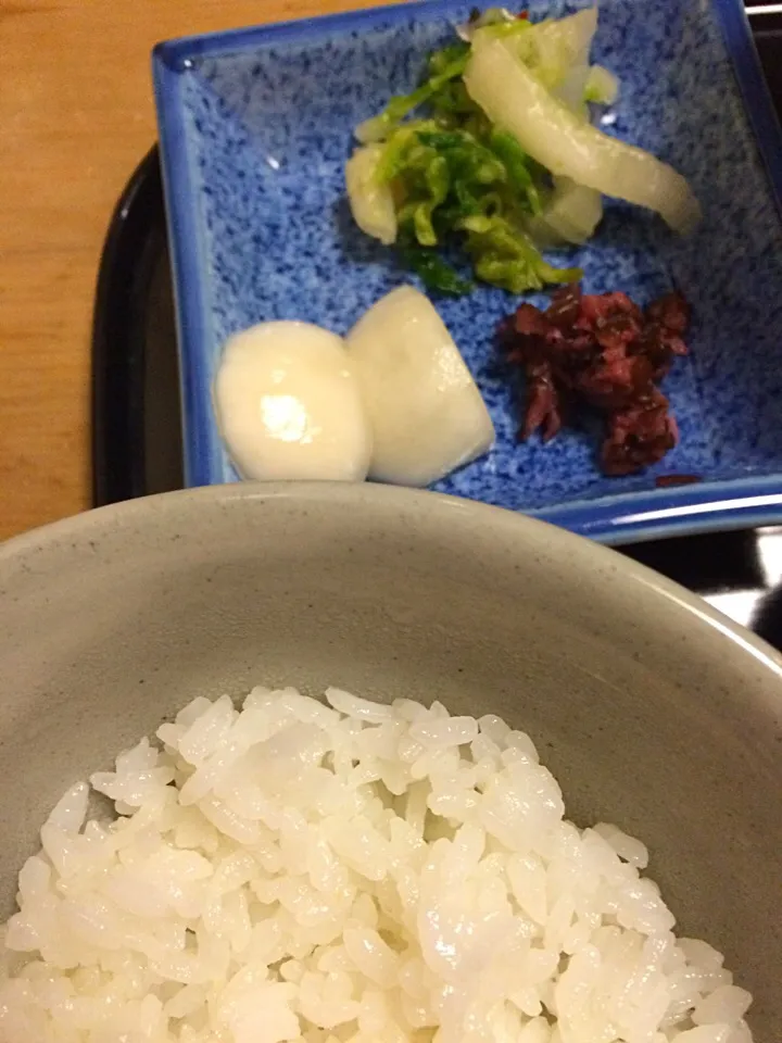 Plus rice and homemade pickles|Ong Sor Fernさん